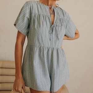 SABO BLUE ROMPER XL NWT